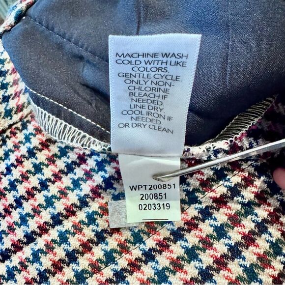 J. Jill Pull-On Houndstooth Ponte Pants - Size 18 - Picture 8 of 8